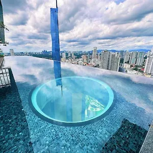 Apartment 1+ 1 Bedroom 4-5pax/klcc/ Bukit Bintang/city View/mrt, Kuala Lumpur